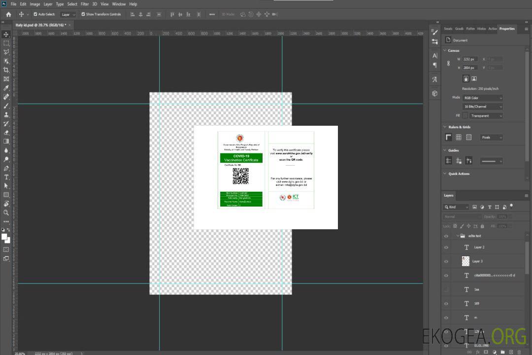 Modèle Word et PDF de certificat de vaccination contre le COVID-19 au Bangladesh template Modèle Word et PDF de certificat de vaccination contre le COVID-19 au Bangladesh template